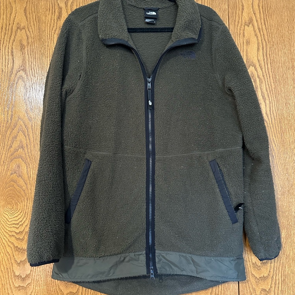 The North Face Women’s Campshire Full Zip Fleece Jacket - New Taupe Green - L